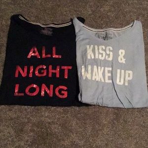Victoria’s Secret sleep shirt bundle.